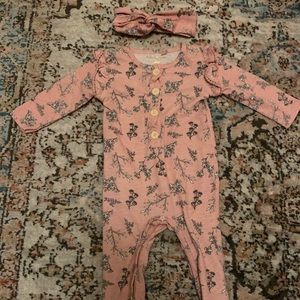 Jessica Simpson footed bodysuit